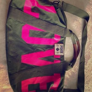 pink nation duffle bag